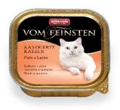 Консервы для кошек Animonda VOM FEINSTEN for castrated cats с индейкой и лососем 0,1 кг.